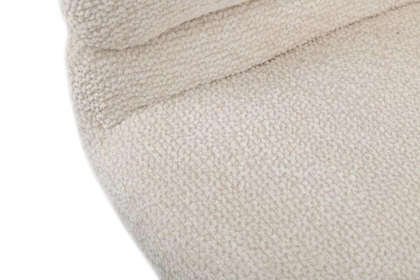 Стілець поворотний R-180 молочна хмара + капучино