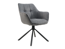 Стул поворотный R-69 серый + черный