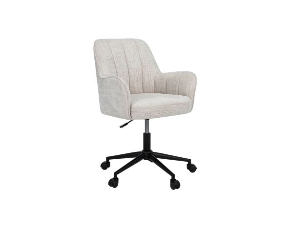 Крісло офісне O-10 кремовий штиль + чорний - фото 4