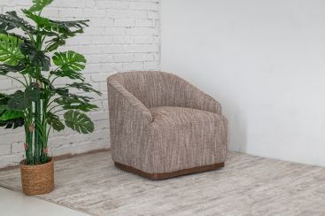 Поворотне крісло Тіволі теплий каштан