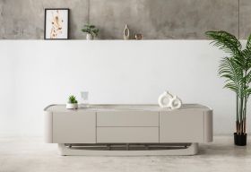 ТВ-тумба Арно силвер ривер + айвори