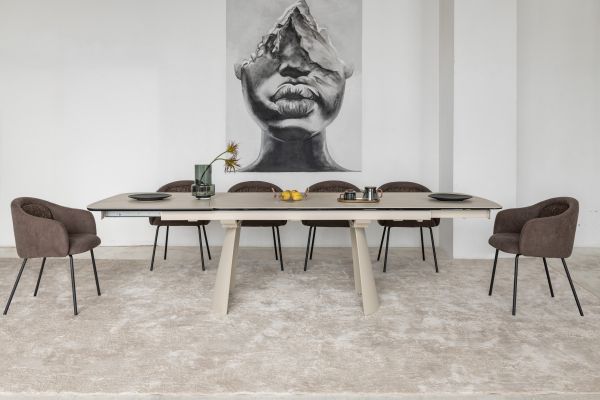 Керамический стол Вольтерра TML-1305 деликато беж + бежевий - фото 4