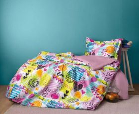 Комплект постільної білизни Issimo Home Lemonade 210 TC — сатин 100% бавовна