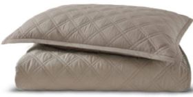 Покривало SAREV Bergamo 240×260 з 2 наволочками,бежеве,бавовняне