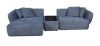 Диван S-0076A 318х150х67,5 Лівий шезлонг Синій Stella - фото 2