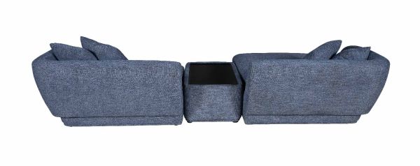 Диван S-0076A 318х150х67,5 Лівий шезлонг Синій Stella - фото 9