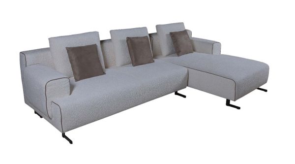 Диван S-0075A 357,5х170х78 Правий шезлонг Кремовий Stella - фото 14