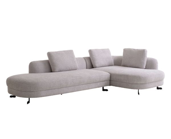 Диван S-0062A 400х171,5х84,5 Правий шезлонг Сірий Stella - фото 7