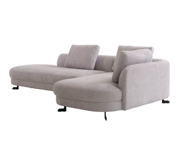 Диван S-0062A 400х171,5х84,5 Правий шезлонг Сірий Stella