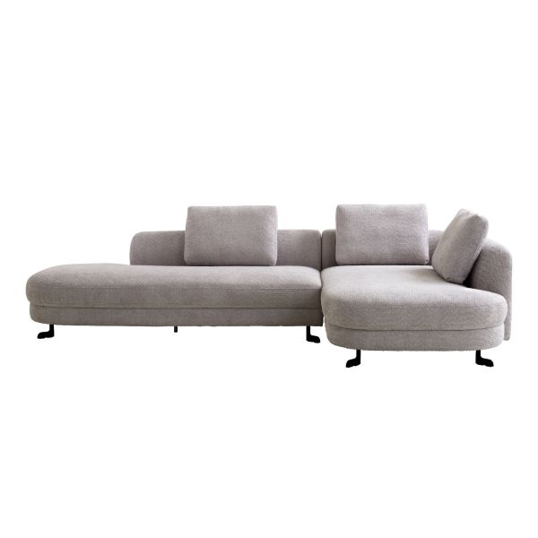 Диван S-0062A 400х171,5х84,5 Правий шезлонг Сірий Stella - фото 4