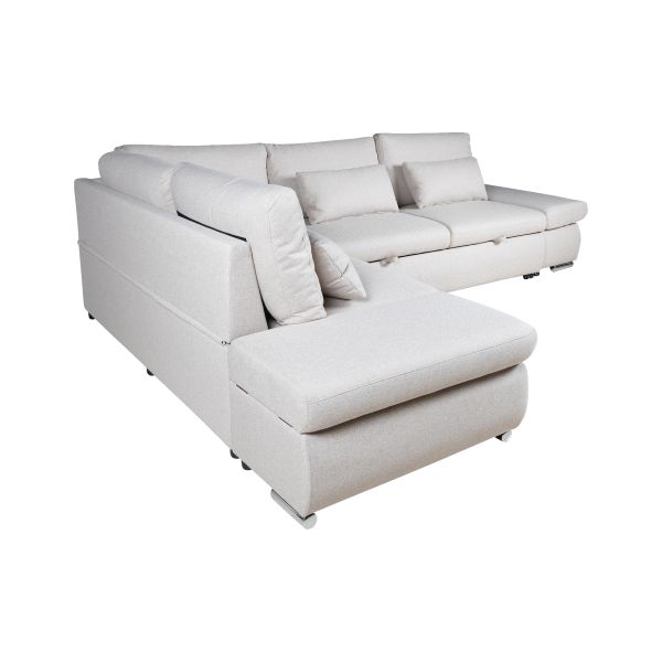Диван угловой ZANTE левый/правый (Luna SH7918A-7 Beige) - фото 7