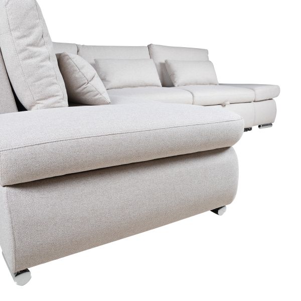 Диван угловой ZANTE левый/правый (Luna SH7918A-7 Beige) - фото 8
