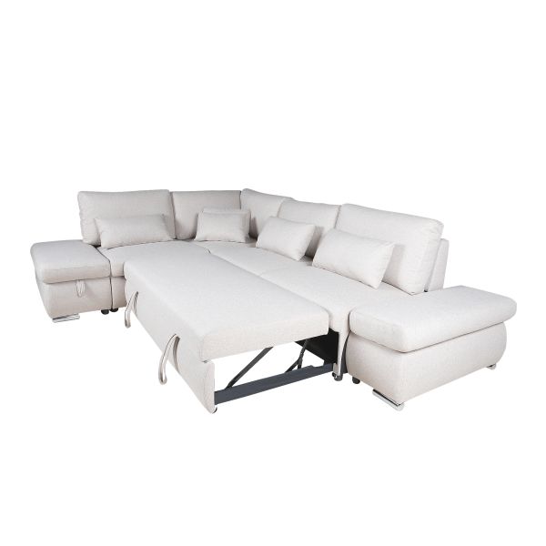 Диван угловой ZANTE левый/правый (Luna SH7918A-7 Beige) - фото 9