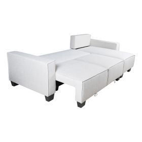 Диван угловой TAHITI правый/левый (Roger SH4544A-13 Beige 4)