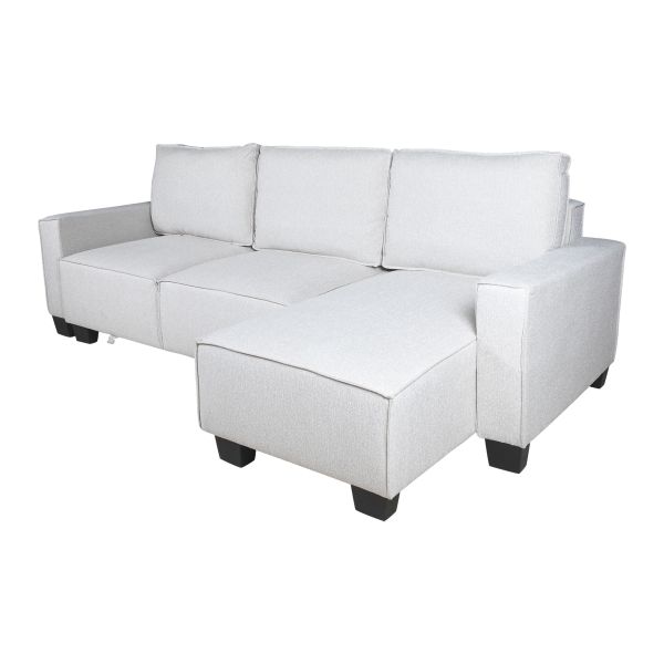 Диван угловой TAHITI правый/левый (Roger SH4544A-13 Beige 4) - фото 5