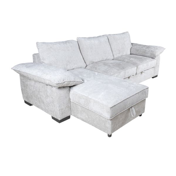Диван угловой ANNABELLE правый/левый (Roger SH4544A-13 Beige 4) - фото 4