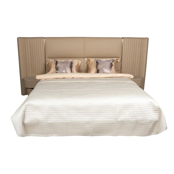 ANGELICA Ліжко шкіряне, тумба BL044KB 180*200 Sueño (Sueno)