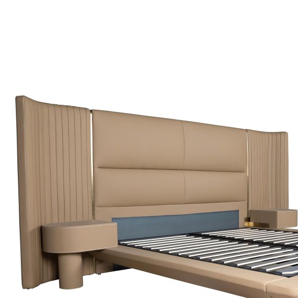 ANGELICA Ліжко шкіряне, тумба BL044KB 180*200 Sueño (Sueno) - фото 5