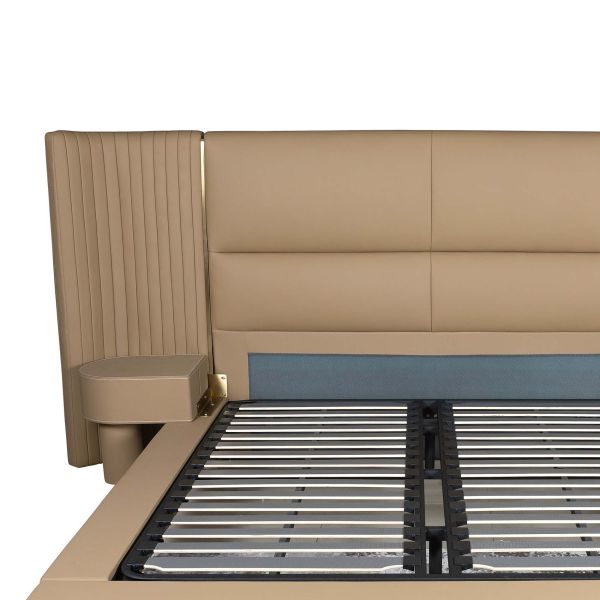 ANGELICA Ліжко шкіряне, тумба BL044KB 180*200 Sueño (Sueno) - фото 7