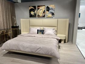 ANGELICA Ліжко шкіряне+тумба S09KB 180*200 Sueño (Sueno)