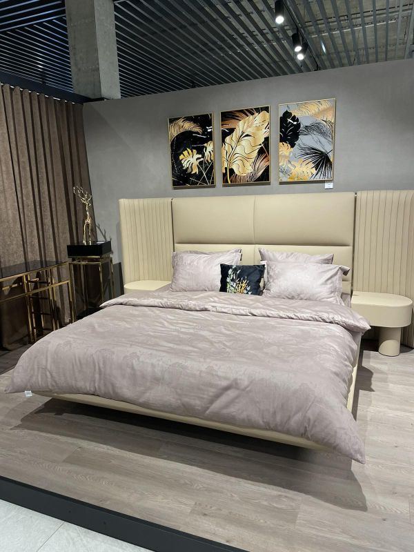 ANGELICA Ліжко шкіряне+тумба S09KB 180*200 Sueño (Sueno)