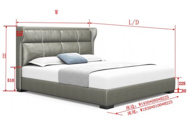 RIPOSO Ліжко шкіряне KA3095КА 180*200 Sueño (Sueno) - фото 2