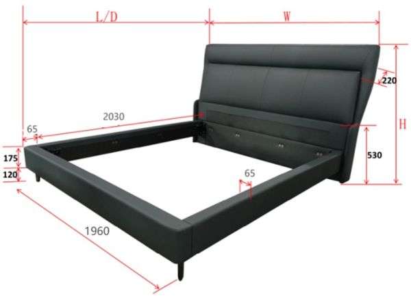 SOGNO Ліжко шкіряне KA3252КА 180*200 Sueño (Sueno) - фото 2