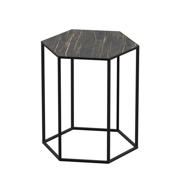 Журнальний стіл 40х35х45 Тур Namibia black (9 мм) Rodos