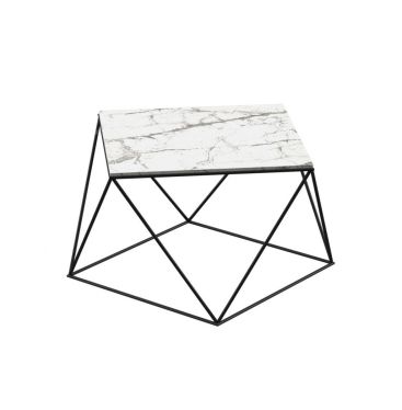 Журнальный стол Локка d60х45 Erdek blanco (9 mm) Rodos