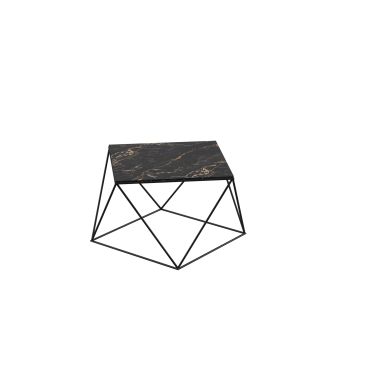 Журнальный стол Локка d60х45 Richmond black (9 mm) Rodos