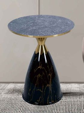 Журнальный столик B-1055 80х45 Черно-золотой Eurohome