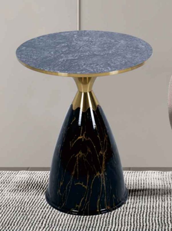 Журнальный столик B-1055 80х45 Черно-золотой Eurohome