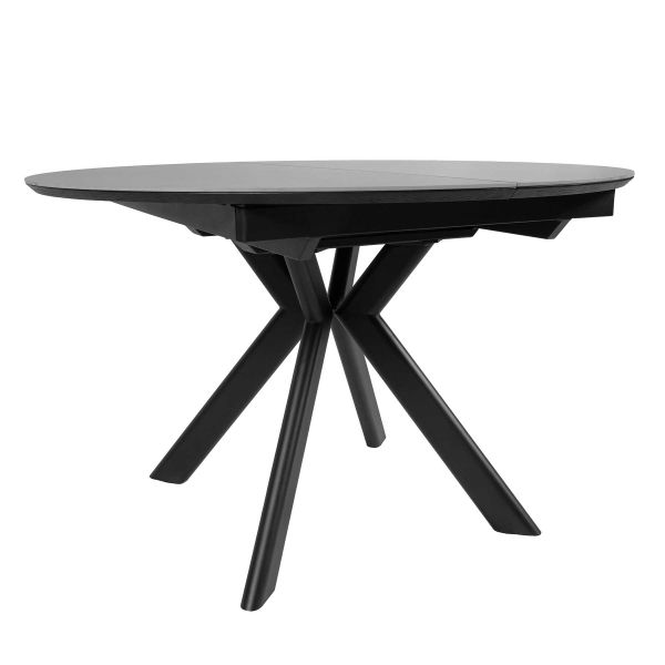 Стіл ASTRA 120(160)*120*75 Армані сірий+пісочний чорний, матове покр.(CN007) к-кт(1-2) - фото 3