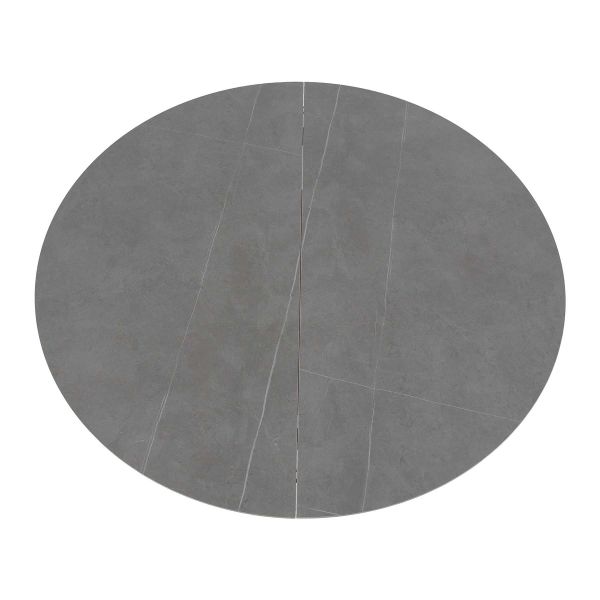 Стіл ASTRA 120(160)*120*75 Армані сірий+пісочний чорний, матове покр.(CN007) к-кт(1-2) - фото 4