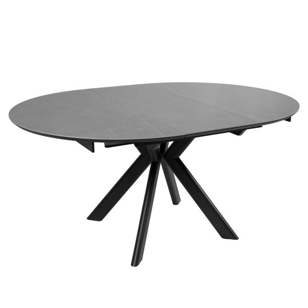 Стіл ASTRA 120(160)*120*75 Армані сірий+пісочний чорний, матове покр.(CN007) к-кт(1-2) - фото 5