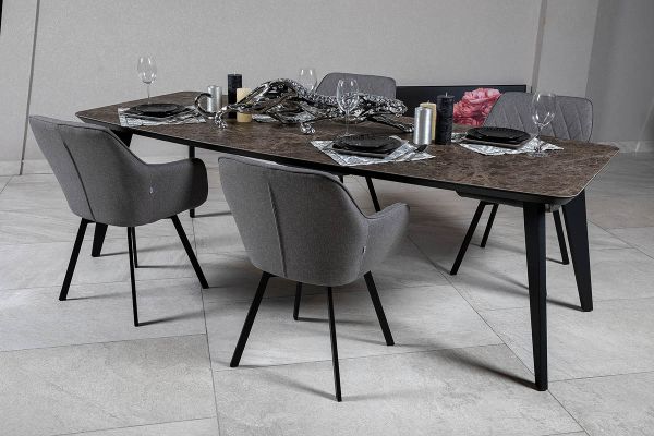 Стіл Detroit 240х100х76 Laminam Emperador Extra (3 mm) - фото 6