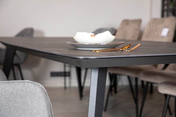 Стіл Detroit 240х100х76 Laminam Naturali Noir Desir (3 мм) - фото 5