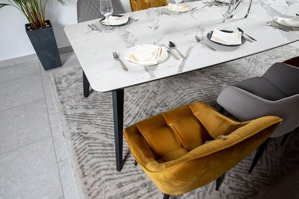 Стол Detroit 260х120х76 Laminam Bianco Statuario Venato (5 мм) - фото 4