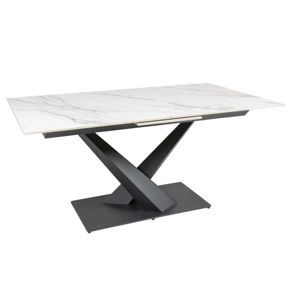 Стіл ENA 160(200)*90*75 Золотий з білим+піщано-чорний, матове покр.(CN004) к-кт(1-3) - фото 3