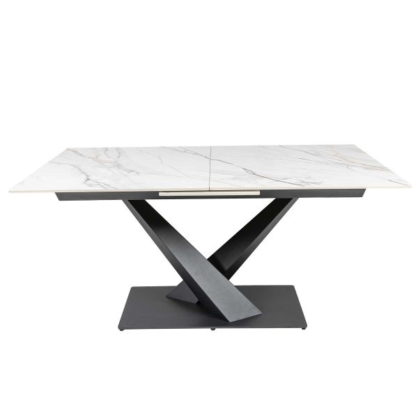 Стіл ENA 160(200)*90*75 Золотий з білим+піщано-чорний, матове покр.(CN004) к-кт(1-3) - фото 4