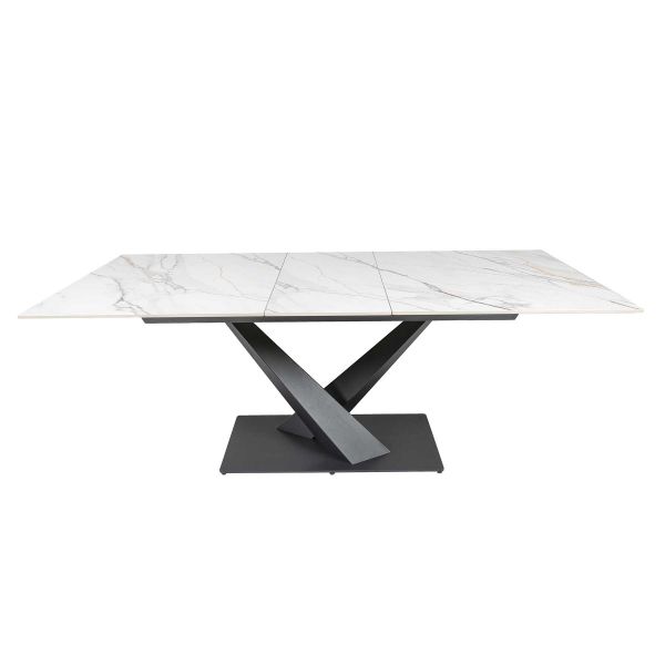 Стіл ENA 160(200)*90*75 Золотий з білим+піщано-чорний, матове покр.(CN004) к-кт(1-3) - фото 9