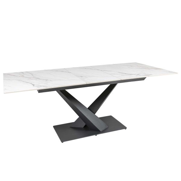 Стіл ENA 160(200)*90*75 Золотий з білим+піщано-чорний, матове покр.(CN004) к-кт(1-3) - фото 2