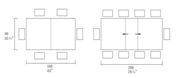 Стіл ENA 160(200)*90*75 Золотий з білим+піщано-чорний, матове покр.(CN004) к-кт(1-3)