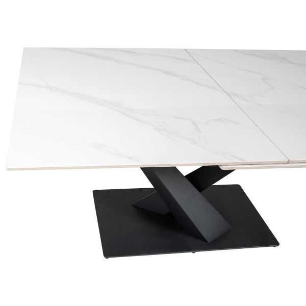 Стіл ENA 160(200)*90*75 Яскравий гірський камінь+чорний пісок, глянцеве покр.(CN003) к-кт(1-3) - фото 9
