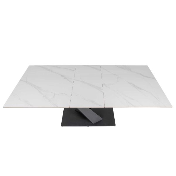 Стіл ENA 160(200)*90*75 Яскравий гірський камінь+чорний пісок, глянцеве покр.(CN003) к-кт(1-3) - фото 5