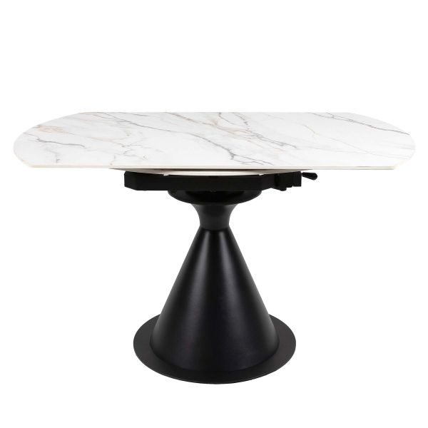 Стол LITO 80(130)*130*77 Золотой с белым+песчано-черным, матовое покр.(CN004) к-кт(1-3) - фото 9