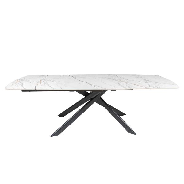 Стіл MYRA 160(240)*90*77 Золотий з білим+піщано-чорний, матове покр.(CN004) к-кт(1-2) - фото 7