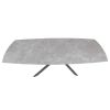 Стіл MYRA 160(240)*90*77 Сірий Ермес+чорний пісок, матове покр.(CN013) к-кт(1-2) - фото 3