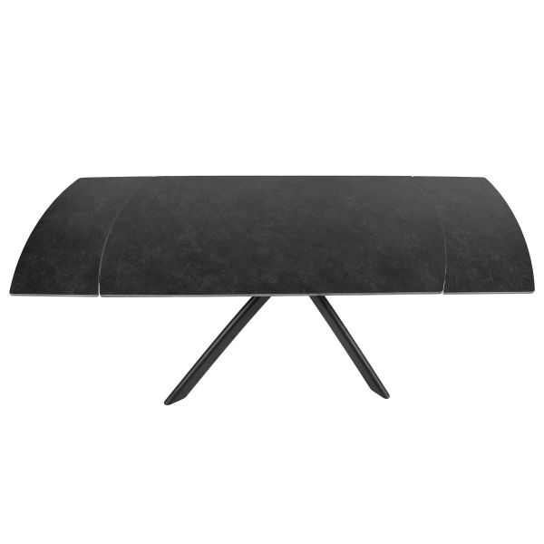 Стіл MYRA 160(240)*90*77 Темно сірий+пісочно чорний, матове покр.(CN011) к-кт(1-2) - фото 7