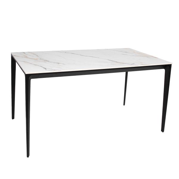 Стіл NYSA 140*80*74 Золотий з білим+піщано-чорний, матове покр.(CN004) к-кт(1-3) - фото 5